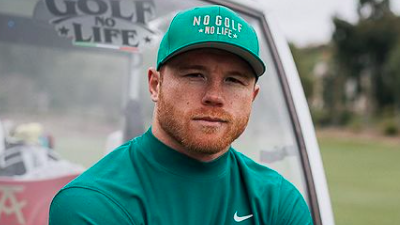 Golf fans react as SUPERSTAR BOXER Canelo Alvarez makes EAGLE in a PRO-AM!